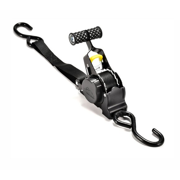 Heavy Duty Retractable Ratchet Straps (2-Pack) – Truck, Trailer and Garage Tool - Picture 11 of 16